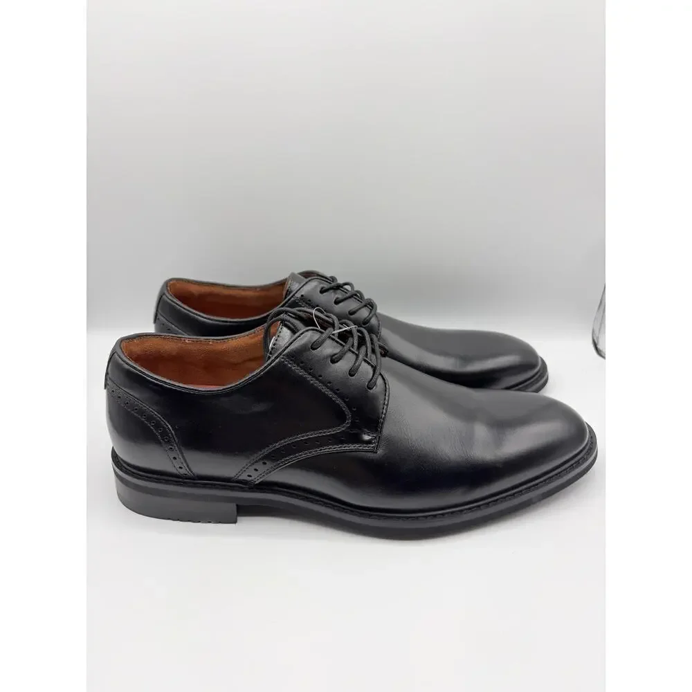 Stacy Adams Men’s Benson Plain Toe Oxford Dress Shoes Black Sz 10 M NWT